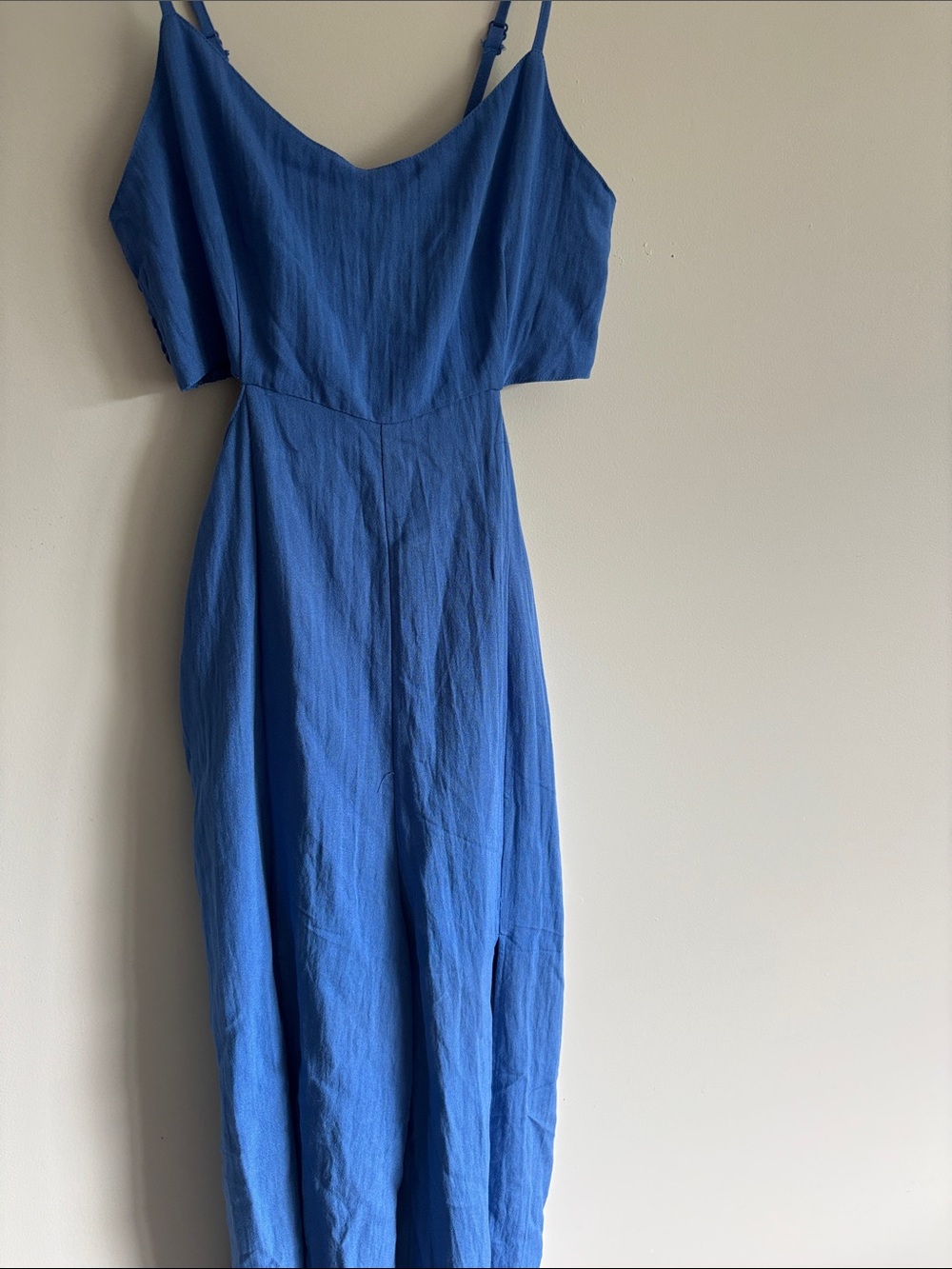Blue Sleeveless Maxi Dress - Women